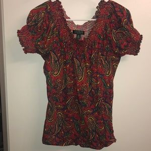 Red top Ralph Lauren petite